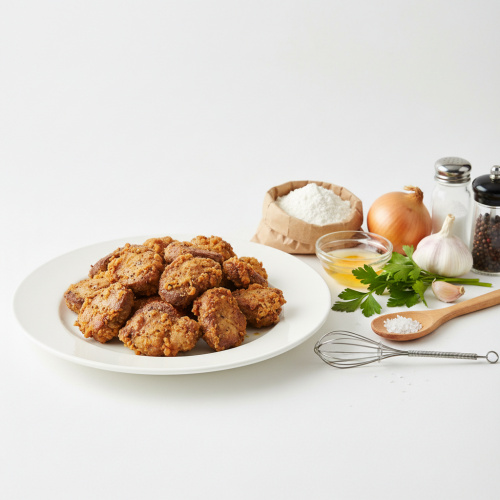 Куриная печень жареная