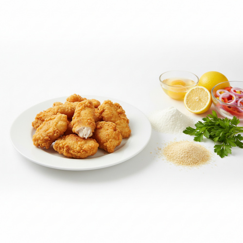 Мясо акулы жареное