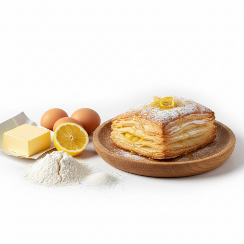Слойка с лимоном 