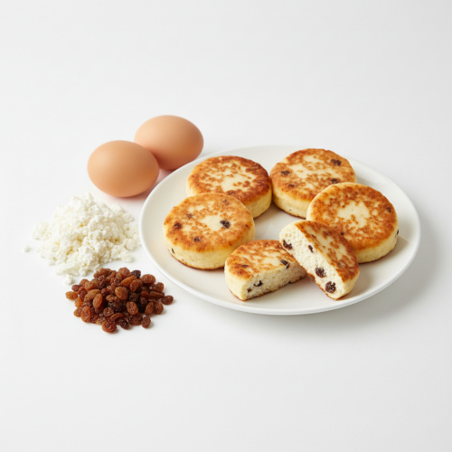 Сырники с изюмом